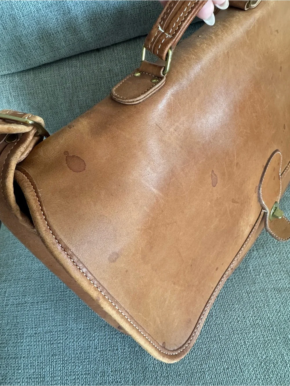 Project vintage coach metropolitan briefcase laptop leather messenger bag